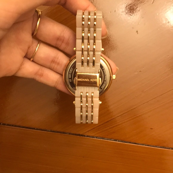 Rose gold Michael kors watch